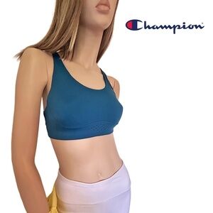 Champion Sports Bra High Impact Support Cooling Racer Back Wireless Molded Cups